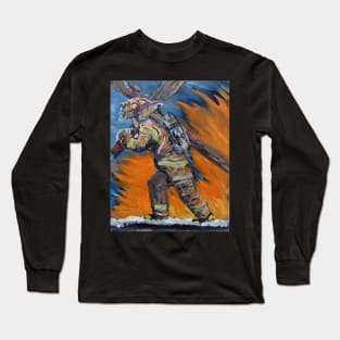 Firefighter (carry your cross) Long Sleeve T-Shirt